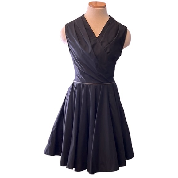 All Saints Spitalfields ‘Caden' Zipper Pleated Midi Dress, size 4 - Picture 3 of 15